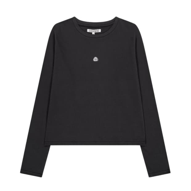 코이세이오 심볼 로고 롱슬리브 티셔츠 차콜 2사이즈