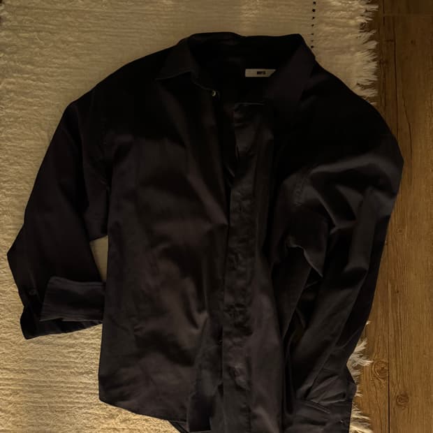 Whyte found shirts 블루L