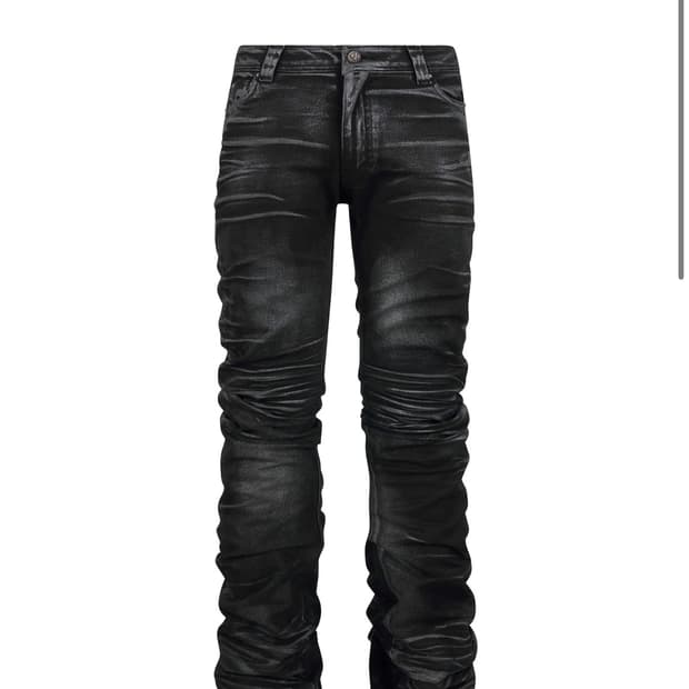 Lecyto 레씨토 쉐도우 와시드 커브드 데님팬츠 구해요