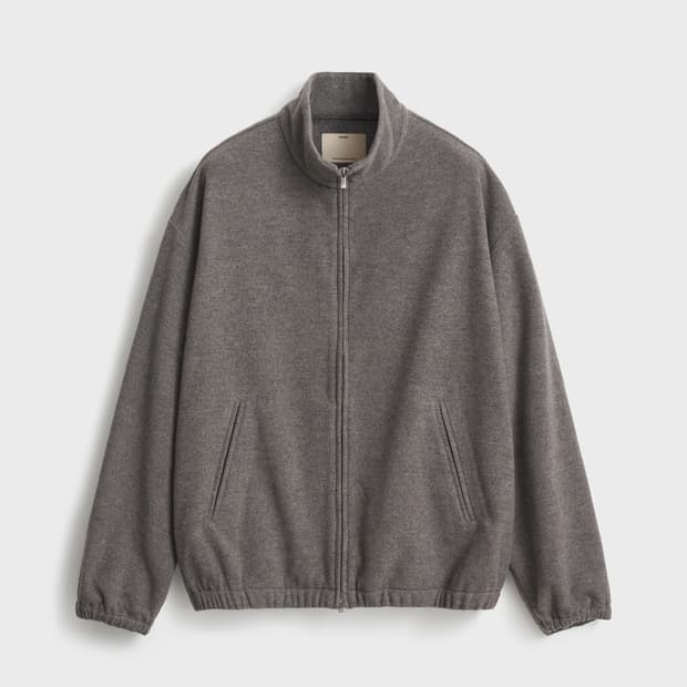 포터리 울캐시미어 하이넥 집업 자켓 2