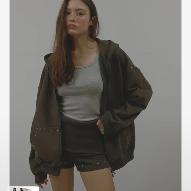 아수라 후드집업 STUD HOOD ZIP-UP