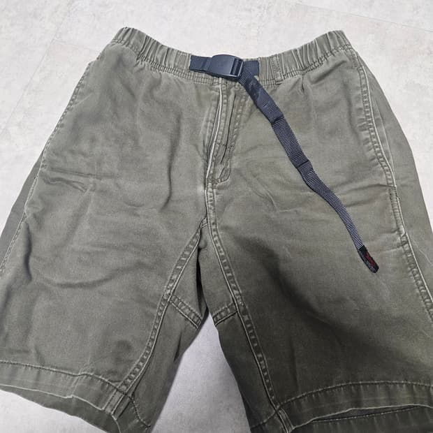 그라미치 카키 반바지 쇼츠 S