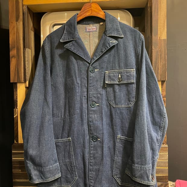 블루블루 데님 초어자켓