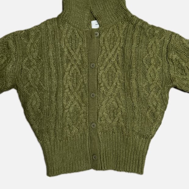 몽돌 니트 (올리브)