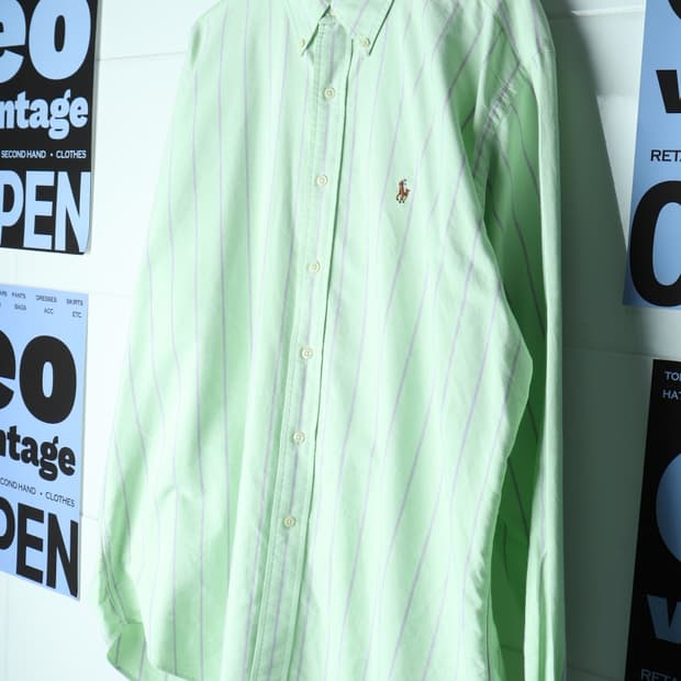 (XL-3XL) 폴로 랄프로렌 셔츠 남방 USA 그린애플-H3H33648