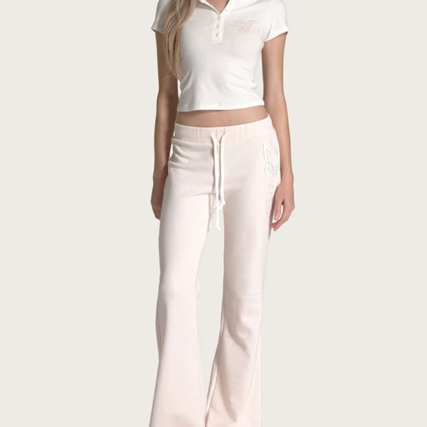 클리시어 25 Soft club straight pants, Pink