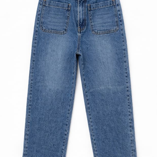 KUME Studio 와이드 데님 팬츠 M