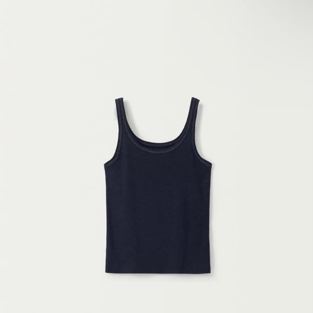 낫띵리튼 Noma tank top (Dark navy)