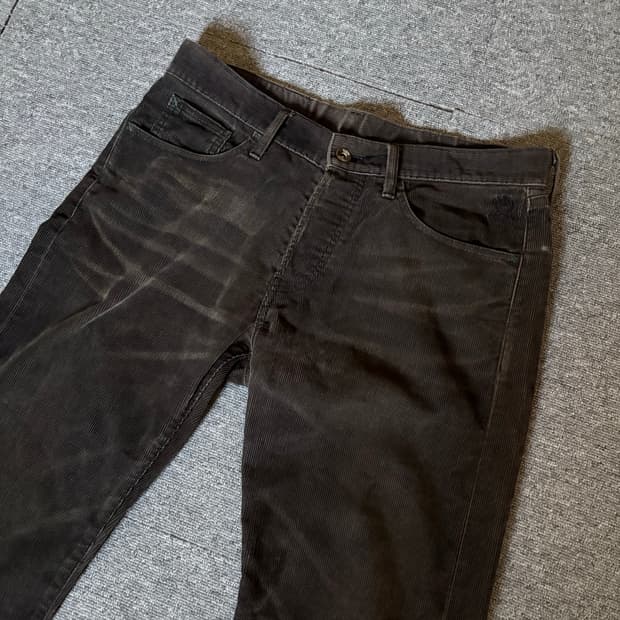 [S] 네이버후드 코듀로이 페이딩팬츠