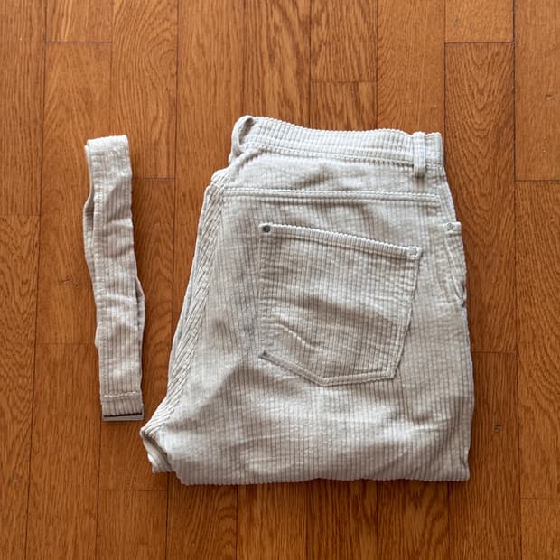 함오피스 ham 11pants 코듀로이 팬츠 베이지 사이즈 1 (28)