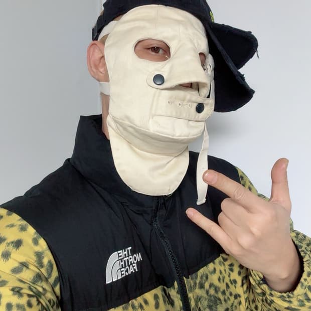 PSN OWN 더블 바이저 캡 블랙