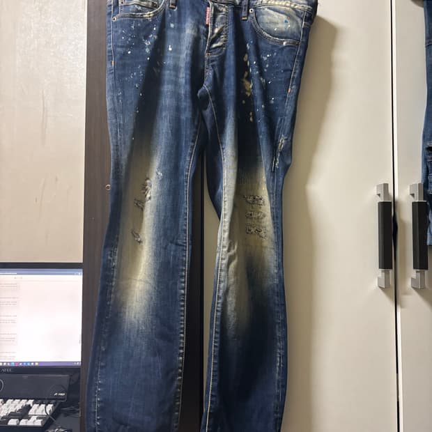 디스퀘어드2 페인팅워싱 백화점판