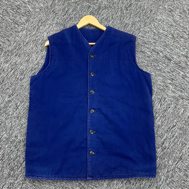 (XL)프렌치 누빔 워싱 베스트-M1227