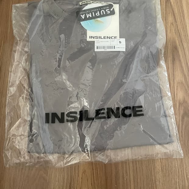 [S] 인사일런스 수피마 코튼 프리미엄 티셔츠 GREY