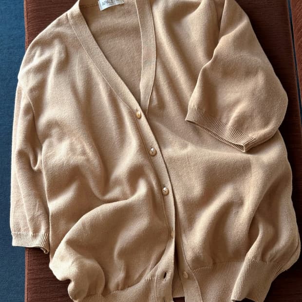 JPN made high gauge cotton H/S cardigan