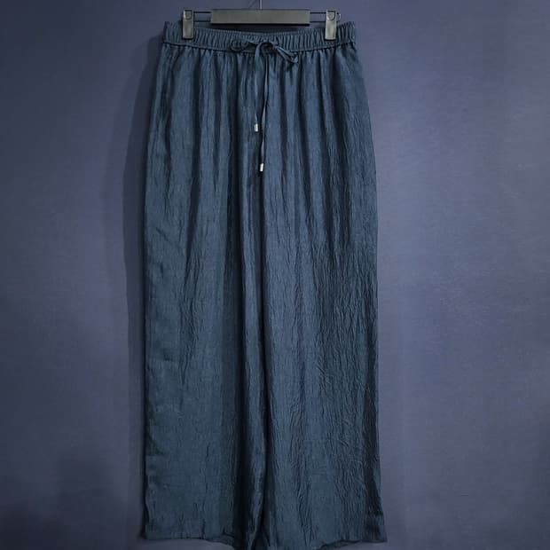 데렉램 뉴욕 밴드 스트링 와이드 팬츠