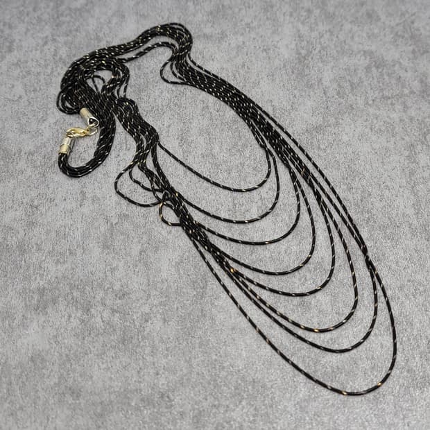 레이어드 빈티지목걸이