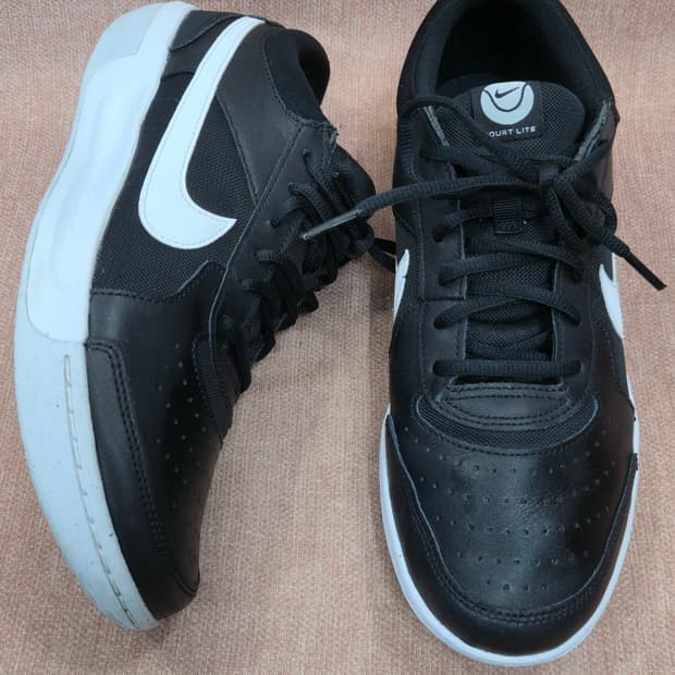 나이키 270mm-   코트 줌 라이트 3 클레이 블랙 화이트