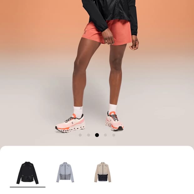 On Running 온러닝 웨더자켓 여성, S 블랙