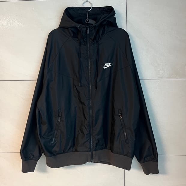 [2XL] 나이키 윈드러너 바람막이 블랙