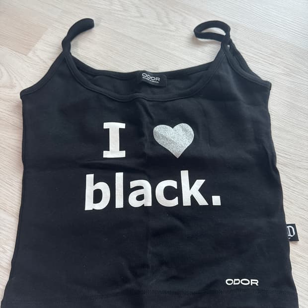 오도어 아이러브블랙 나시