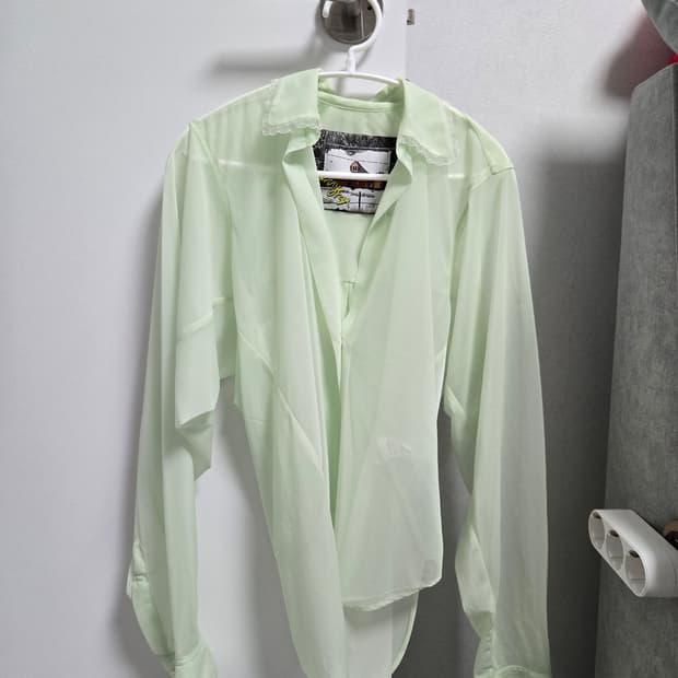 Jenny fax 잇츠 낫 유어 블라우스 민트그린