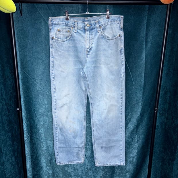 (36) 칼하트 B480 라이트 블루 트렌디셔널 데님 팬츠