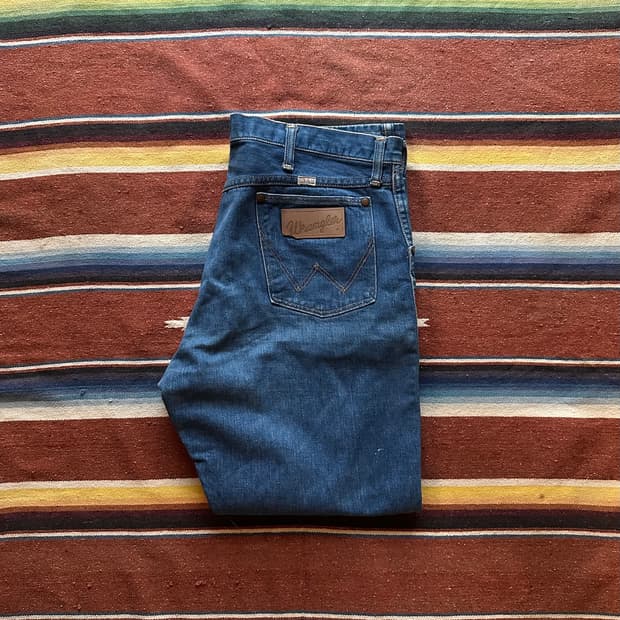 60s USA 빈티지 랭글러 13MWZ 셀비지 데님 팬츠