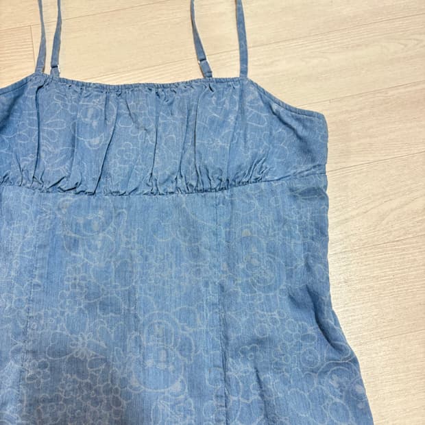 hysteric glamour denim sleeveless dress