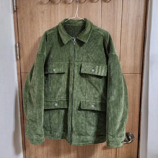 (XS)아디다스 남여공용 리버서블 코듀로이 뽀글이 자켓