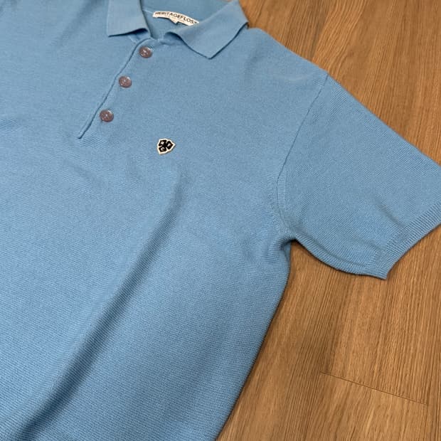 헤리티지 플로스 클로버 폴로 니트