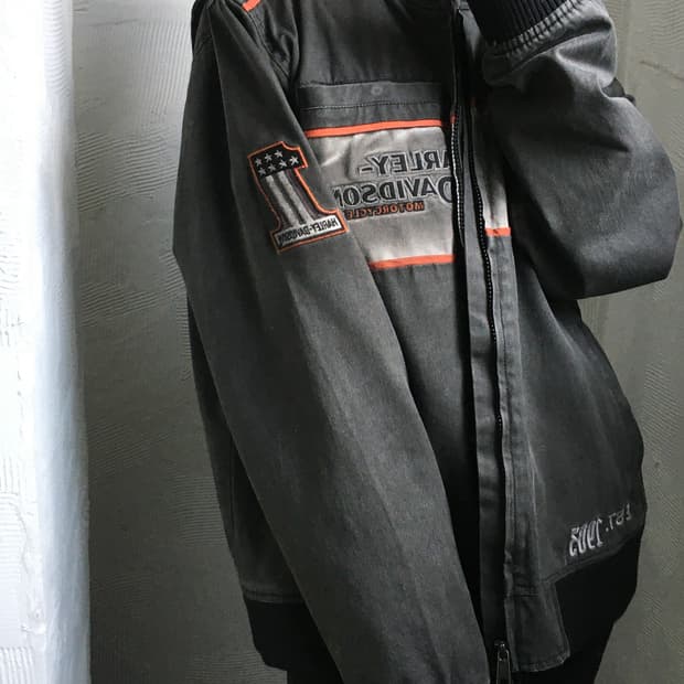 Harley Davidson 할리데이비슨 아이언 블록 자켓 