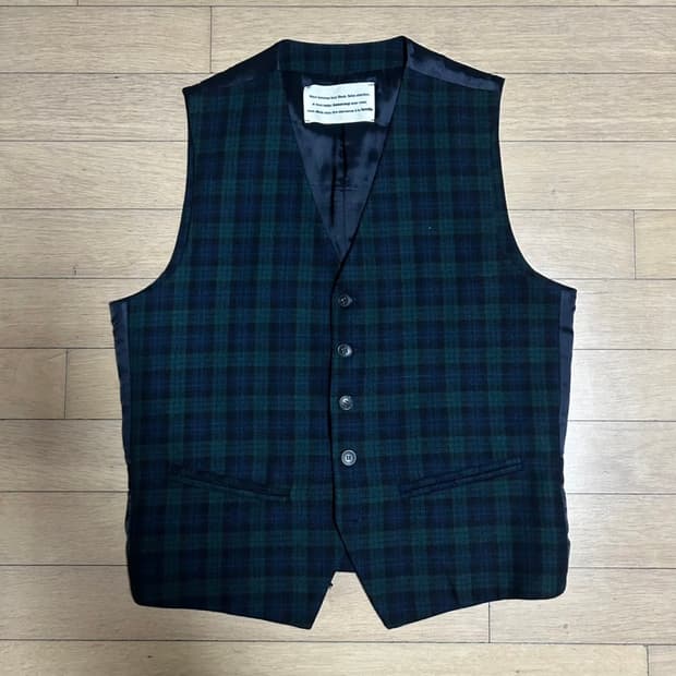 보쿠(BEAUCOUP)_5버튼 베스트 타탄체크_48