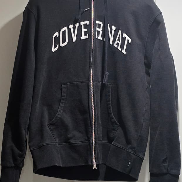 커버낫 블랙 후드집업