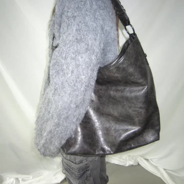 센지 cenji 크랙 호보백 블랙