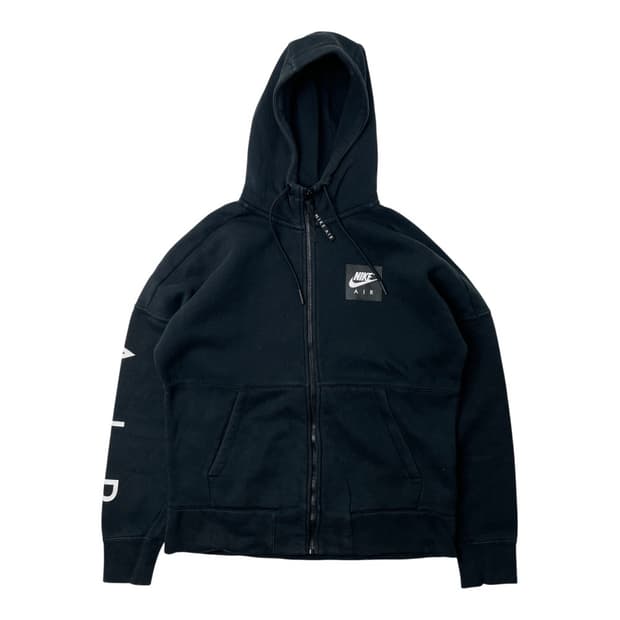 나이키 에어 블랙 기모 후드집업 L