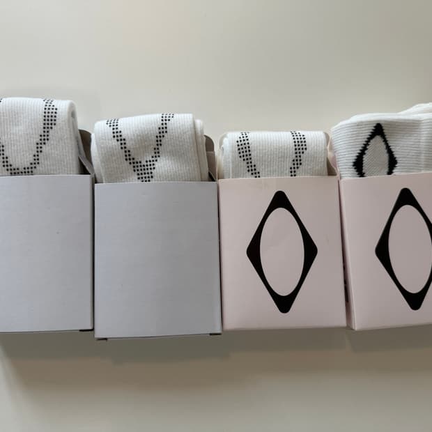 미스치프 양말 화이트