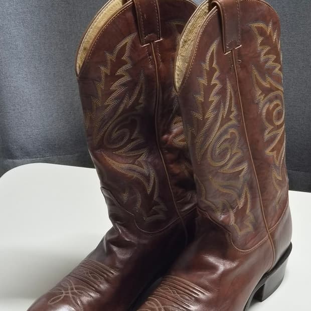 저스틴 부츠 Justin Boots 브라운 웨스턴 부츠 더블알엘 RRL