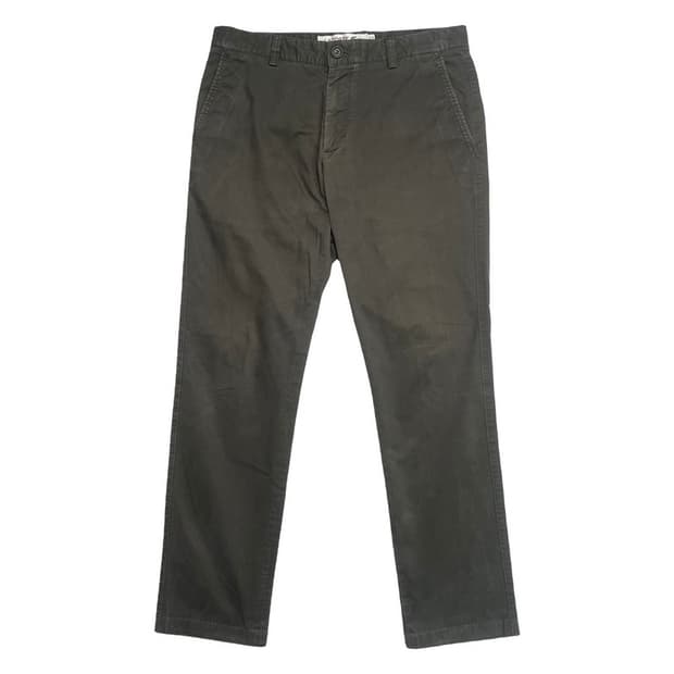 LACOSTE 울트라 슬림핏 코튼 팬츠 카키 FR 38 US 30