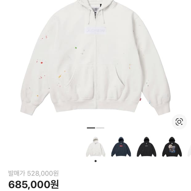 슈프림 마르지엘라 후드집업