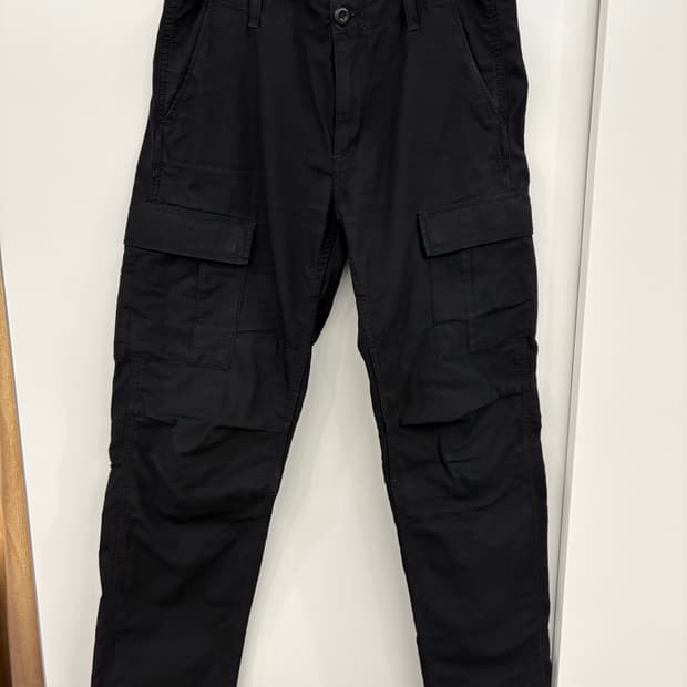 칼하트 WIP 에비에이션 팬츠 30x32 블랙