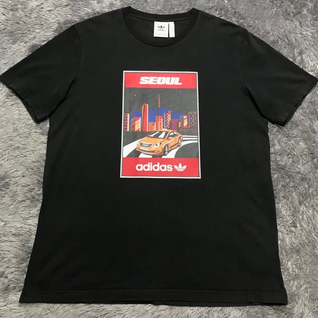 [[4XL, A급] 아디다스(ADIDAS) 서울 그래픽 반팔티셔츠@894