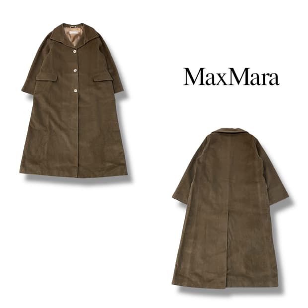  막스마라 베이지 울 맥코트 y13943