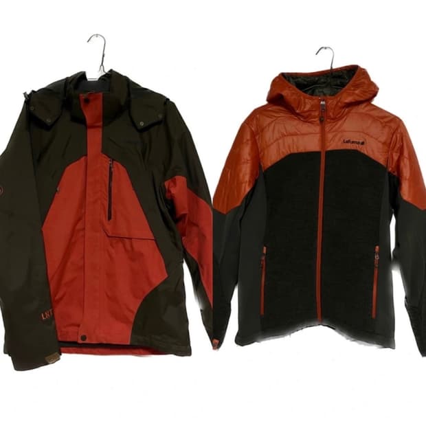 2p set) 라푸마 구스다운 내피 하이드로 테크 아웃도어 점퍼 셋업