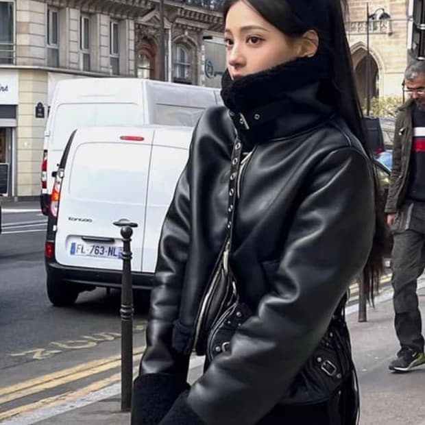 카키포인트 미니 무스탕