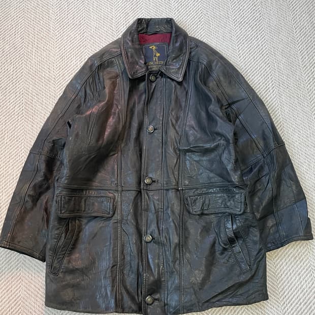 8~90s  WNICHESER 양가죽 헌팅 자켓 