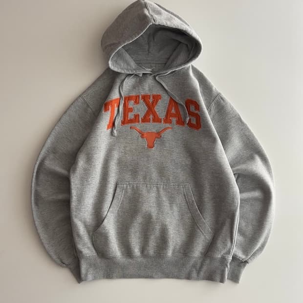 텍사스 롱혼스 빈티지 후드티 95-100 정도