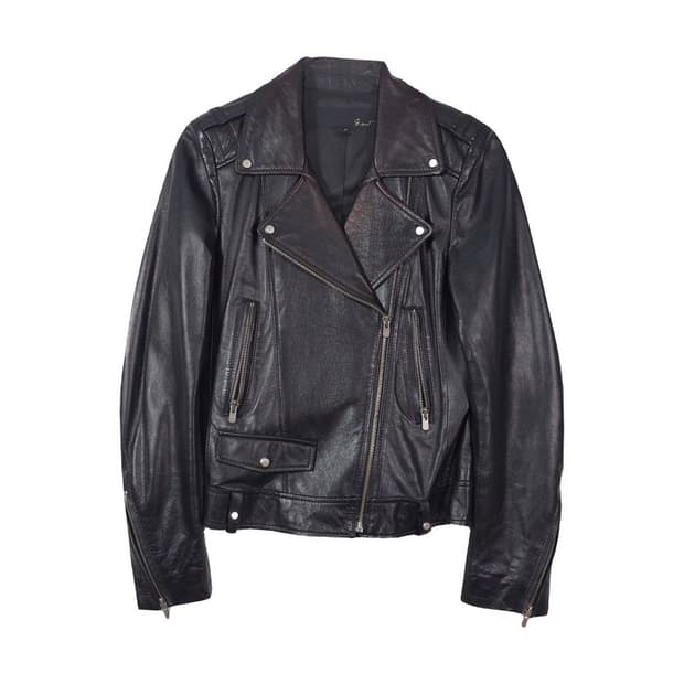 지컷 천연 양가죽 리얼 레더 라이더 자켓  55
