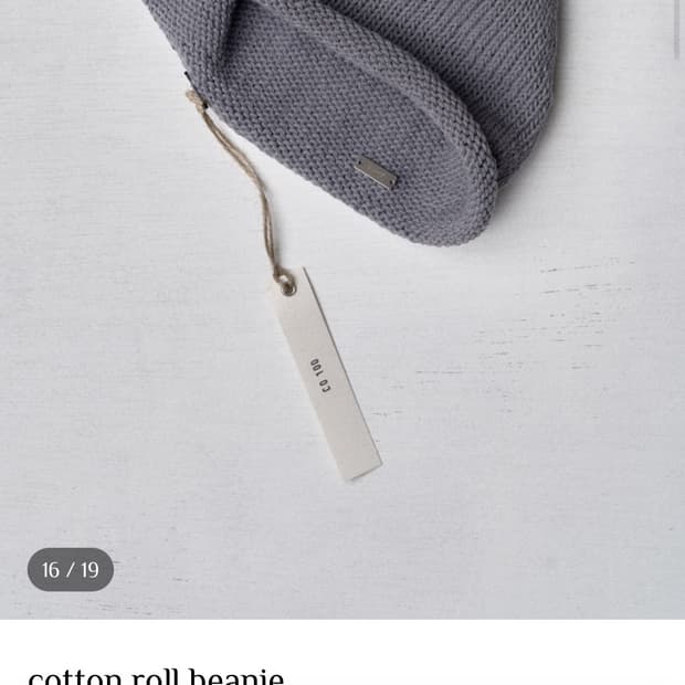 Mono prive cotton roll benie