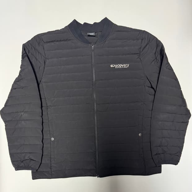 디스커버리 구스다운 경량 패딩 자켓 2XL 블랙